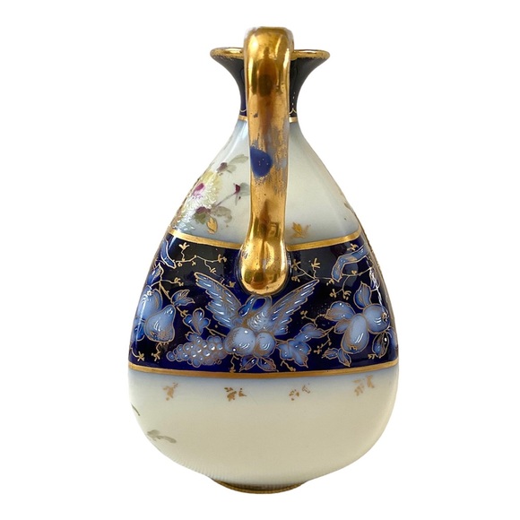 ANTIQUE RW RUDOLSTADT GERMANY PORCELAIN SMALL HAND PAINTED VASE - Picture 3 of 12